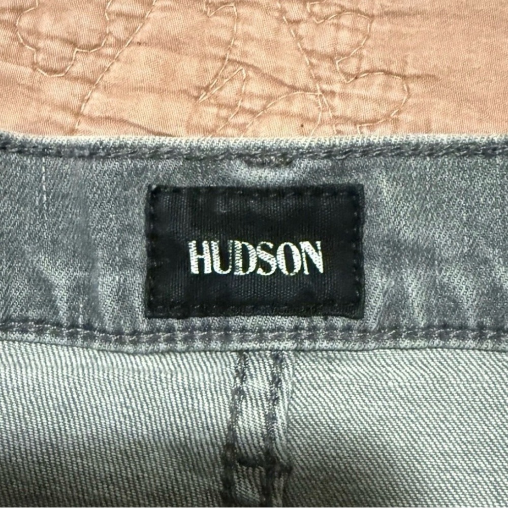 Hudson Cutoff Shorts Women 30 Gray Denim Gemma Short Mid Rise Cotton Stretchy - Picture 4 of 10